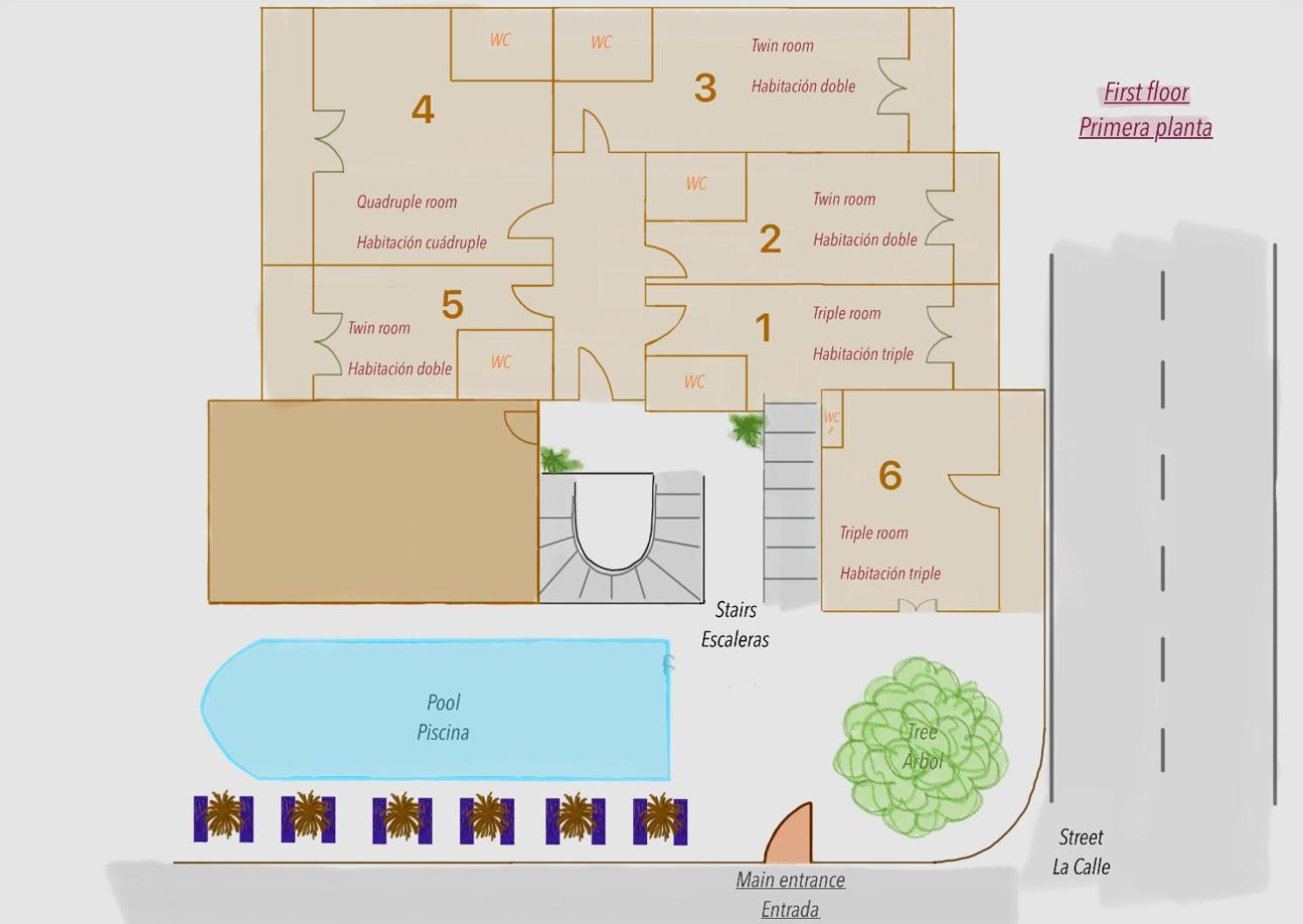 Santa Magia Hotell Kamári Eksteriør bilde